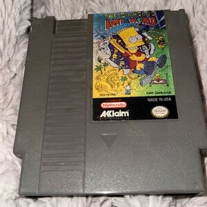 Vintage Nintendo NES Game The Simpsons Bart Vs. The World